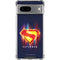 Superman 2025 Energy Shield Neon Emblem Google Pixel 8 Clear Case